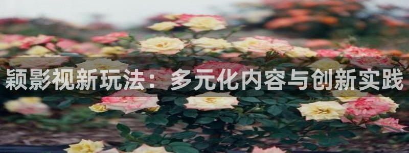 什么戏人人都演过：颖影视新玩法：多元化内容与创新实践