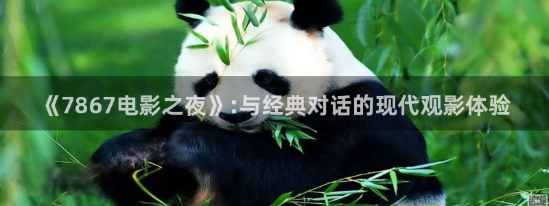 人人电影网官网：《7867电影之夜》:与经典对话的现代观影体验